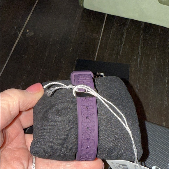 NWT Coach Kissing C’s Watch with Purple Strap - Picture 2 of 6